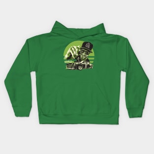 Ken Block green Kids Hoodie